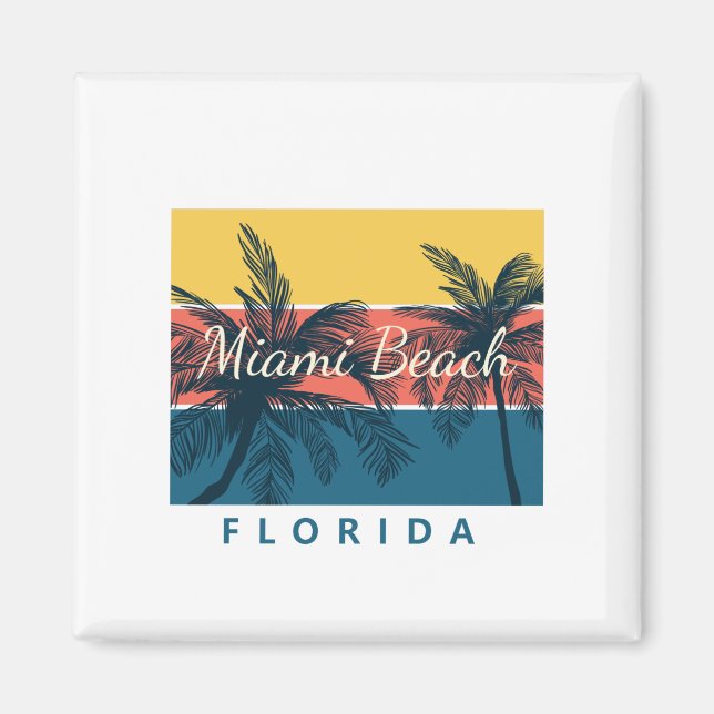 Miami Beach Florida Magnet (Vorne)
