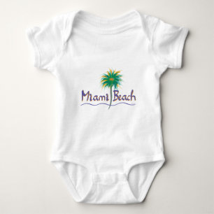 Miami Beach, Florida-Palme Baby Strampler