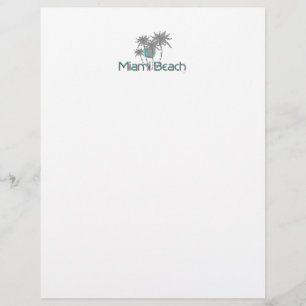 Miami Beach, Florida, Palmen, Grunge Cool