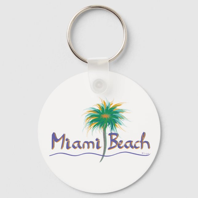 Miami Beach, Florida Schlüsselanhänger (Vorderseite)