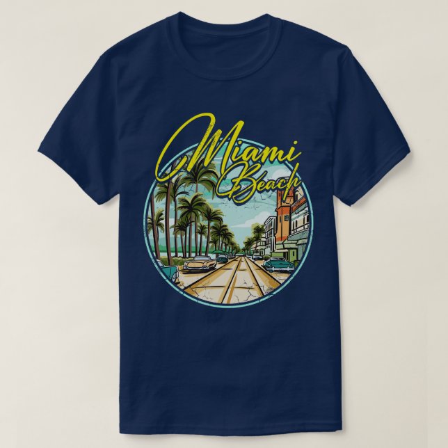 Miami Beach Florida T-Shirt (Design vorne)
