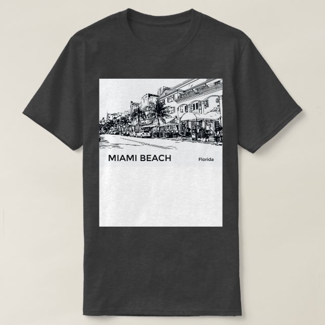 Miami Beach Florida TShirt 3 (Design vorne)