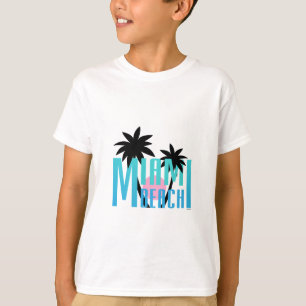 Miami Beach, Florida, Typografie cool T-Shirt