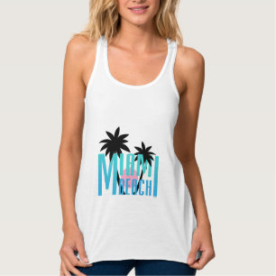 Miami Beach, Florida, Typografie Cool Tank Top