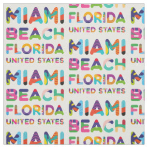 Miami Beach Florida Vereinigte Staaten Stoff