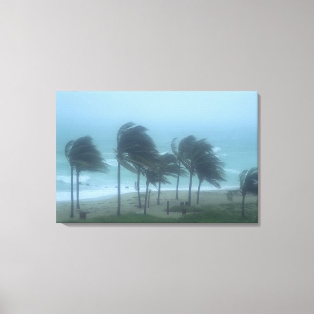 Miami Beach, Florida, Wirbelstürme Leinwanddruck (Vorderseite)