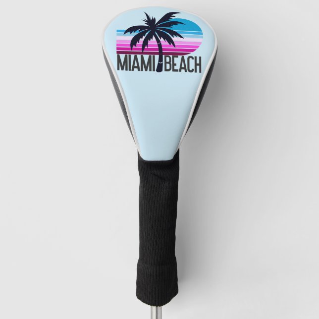 Miami Beach Golf Headcover (Vorderseite)