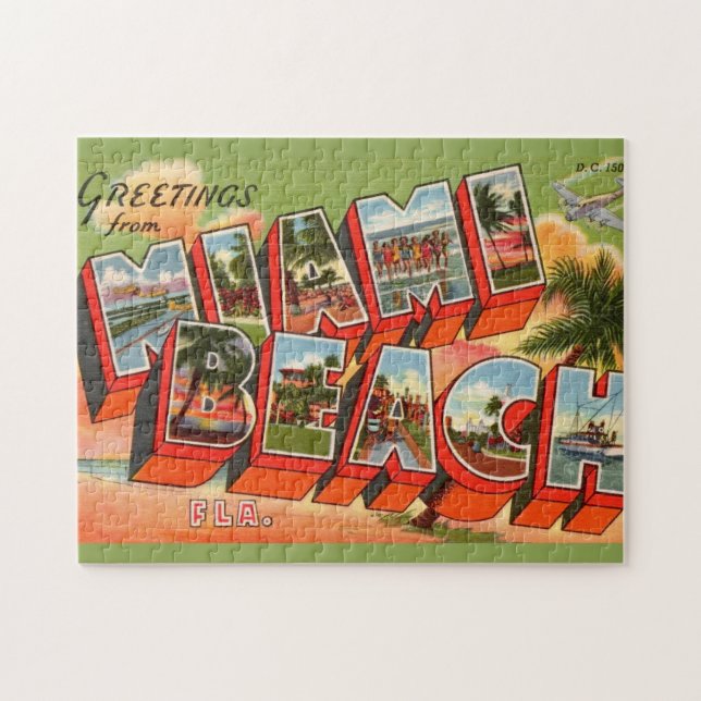Miami Beach Greeting (Horizontal)