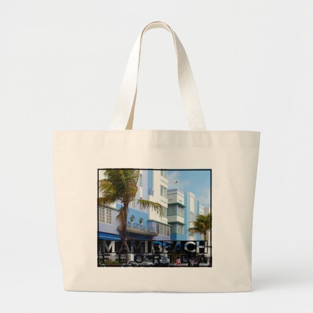 Miami Beach Jumbo Stoffbeutel (Vorne)