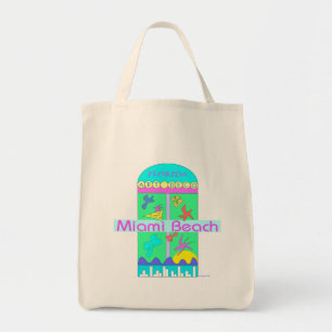 Miami Beach (Liebe) Art Deco Tragetasche