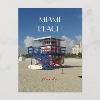 Miami Beach Lifeguard Ocean Patrol #02 Postkarte