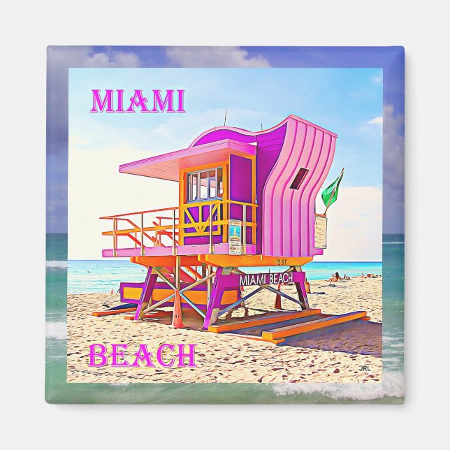 Miami Beach Magnet 12B (Devant)