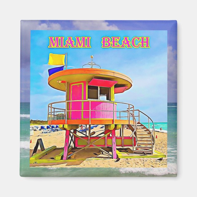 Miami Beach Magnet 4B (Devant)