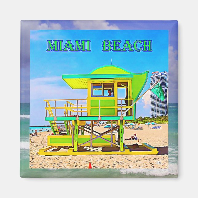 Miami Beach Magnet 8B (Vorne)