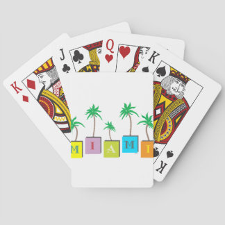 Miami Beach Palms Spielkarten