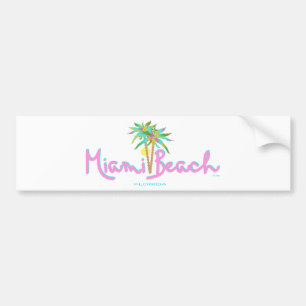 Miami Beach Pam Autoaufkleber