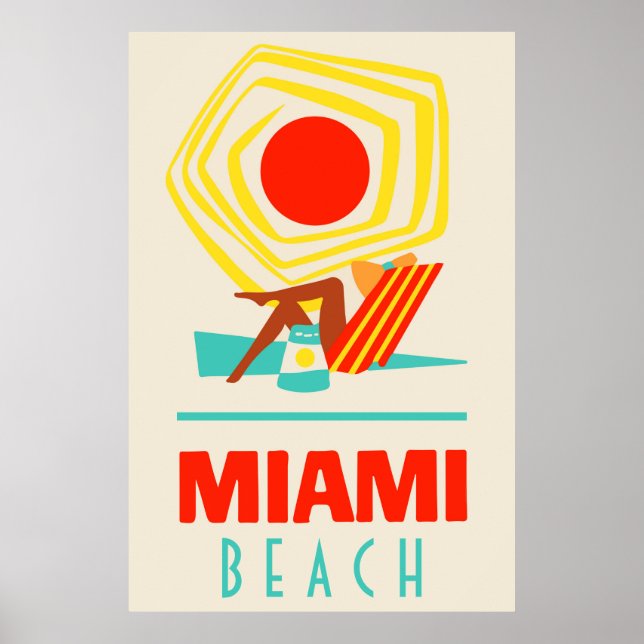 Miami Beach Poster (Vorne)