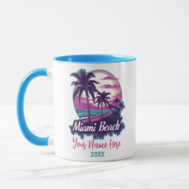 Miami Beach Retro Tasse