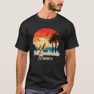 Miami Beach Souvenirs Florida I Liebe Miami Vacati T-Shirt