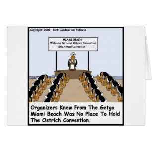 Miami Beach Straußenkongress Funny Gifts & T-Shirt