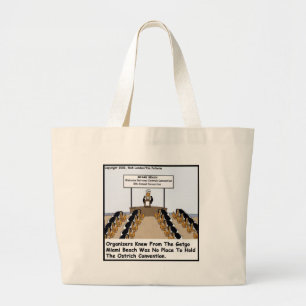 Miami Beach Straußenkongress Funny Gifts & T-Shirt Jumbo Stoffbeutel