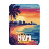 Miami Beach Sunset | Lebhafte Florida-Küste