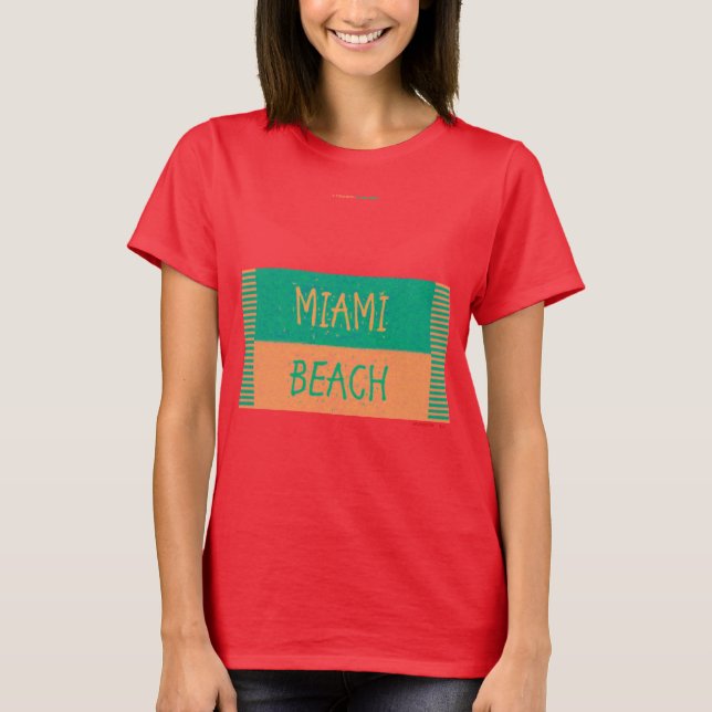 MIAMI BEACH T-Shirt (Vorderseite)