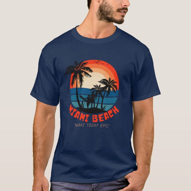 Miami Beach T-Shirt (Vorderseite)