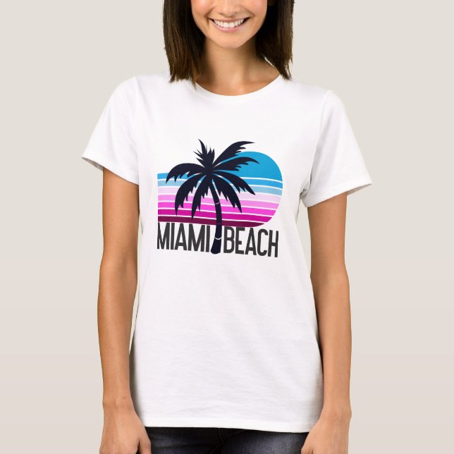 Miami Beach T-Shirt (Vorderseite)