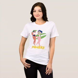 Miami Beach T-Shirt Tri-Blend Shirt