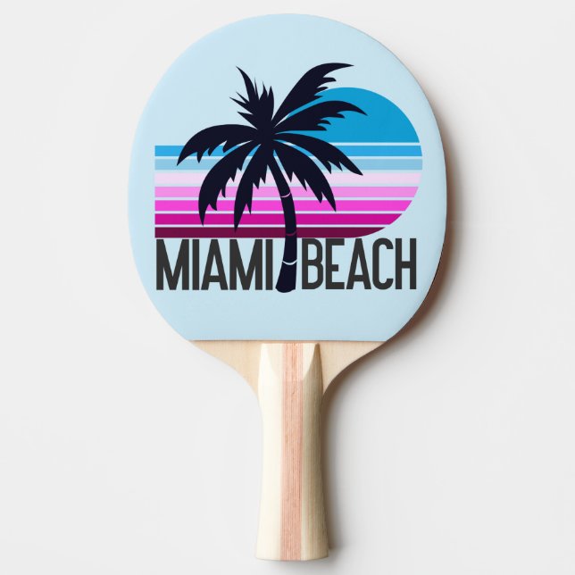 Miami Beach Tischtennis Schläger (Vorderseite)
