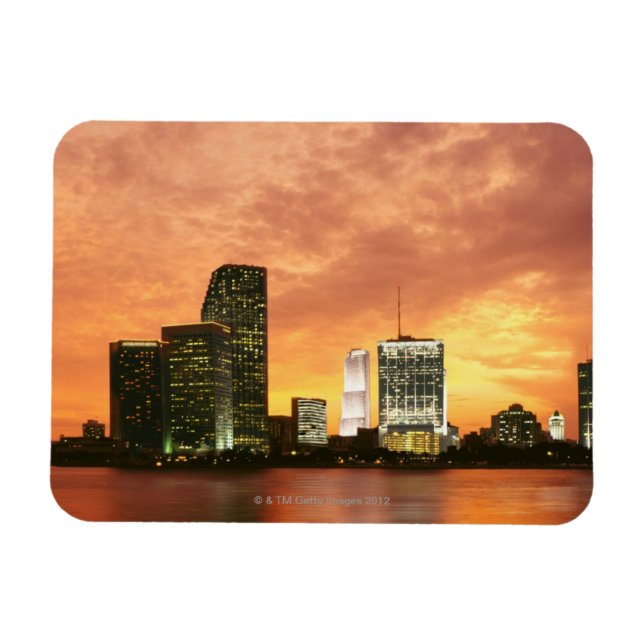 Miami bei Sunset Magnet (Horizontal)
