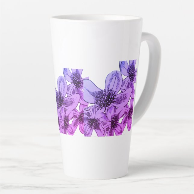 Miami Blumenfilter Milchtasse (Rechte Ecke)