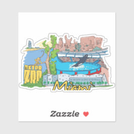 Miami City Aufkleber