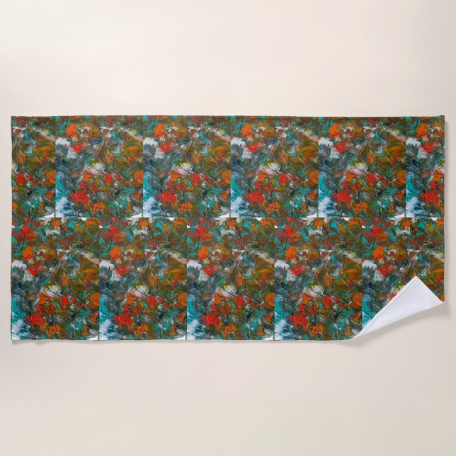 Miami Dolphins Ballonstudio-Kunst Strandtuch (Vorderseite)