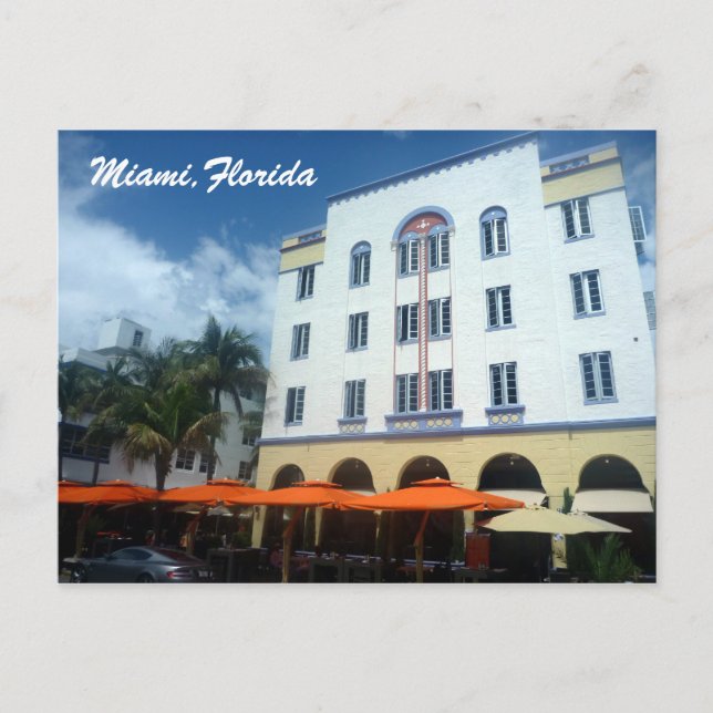 Miami fl postkarte (Vorderseite)