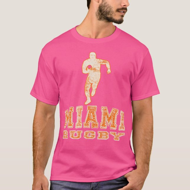 Miami Fl Rugby T-Shirt (Vorderseite)