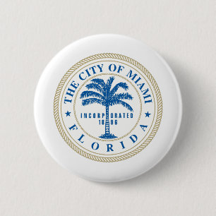 Miami Florida Button