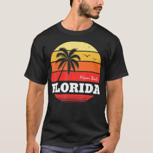 Miami Florida City Siegel Staat Zuhause Pride Dade T-Shirt