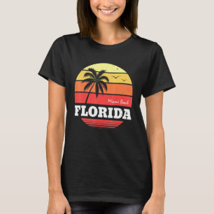 Miami Florida City Siegel Staat Zuhause Pride Dade T-Shirt