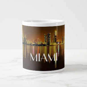Miami Florida Cityscape Jumbo-Tasse