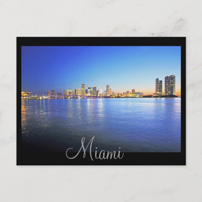 Miami, Florida, die Stadt schön Postkarte (Vorderseite)