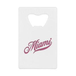 Miami Florida Geldbeutel Flaschenöffner