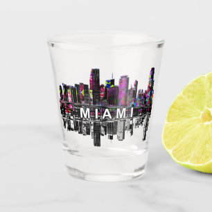 Miami, Florida in Graffiti-Schießglas Schnapsglas
