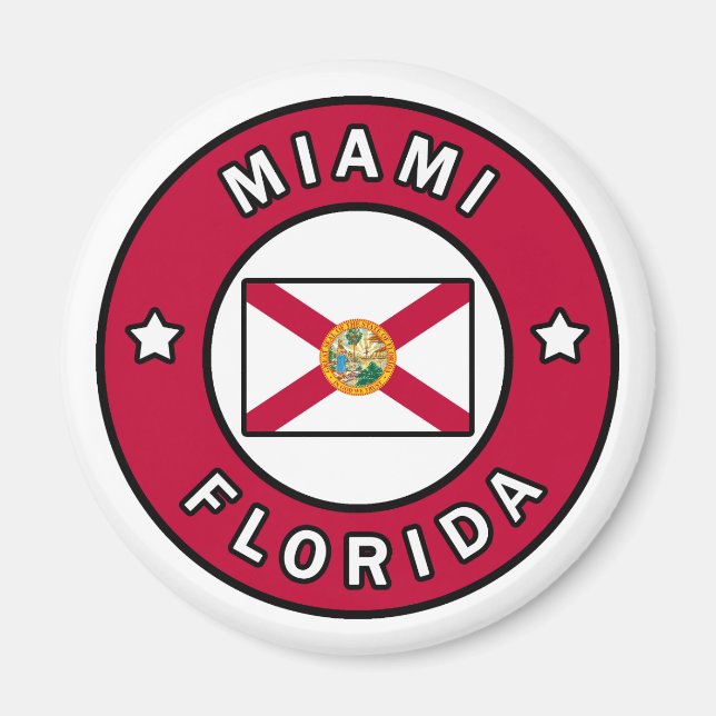 Miami Florida Magnet (Vorne)