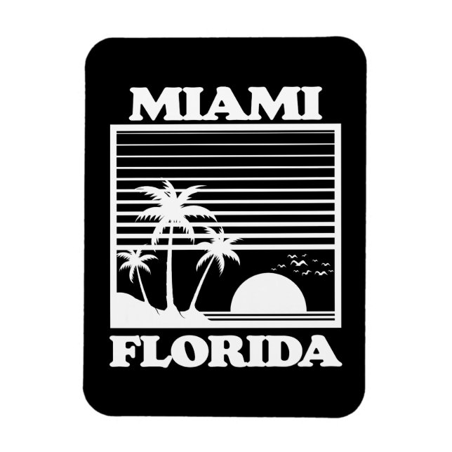 Miami, Florida Magnet (Vertikal)