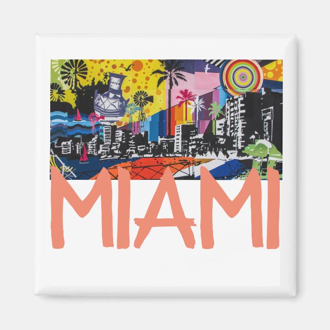 Miami Florida Magnet (Vorne)