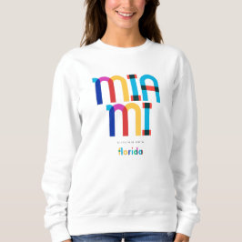 Miami Florida Mitte des Jahrhunderts, Pop Art, Sweatshirt