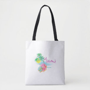 Miami, Florida, Palmen, Blume, Cool Tasche