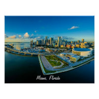 Miami, Florida, Panoramaaussicht,